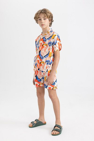 DeFacto Gemusterte Badeshorts für Jungen C5564A824HS