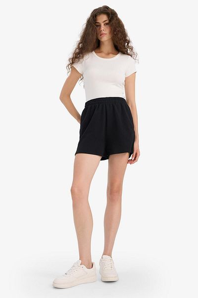 DeFacto Regular Fit Flexible Waisted Shorts with Pockets F6776Ax25Hs