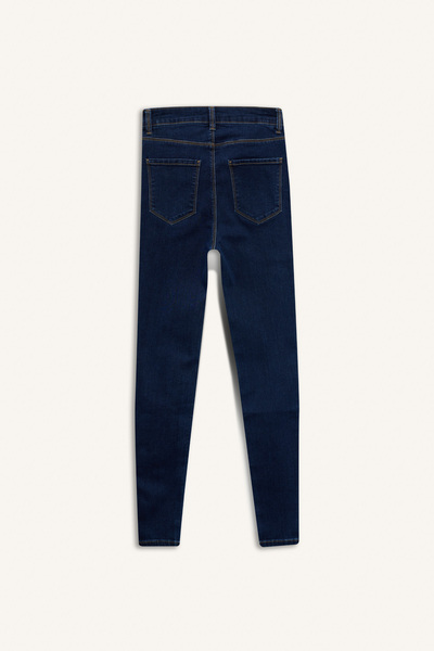 DeFacto Okul Jegging Yüksek Bel Bilek Boy Dar Paça Jean Pantolon B7498ax24sp