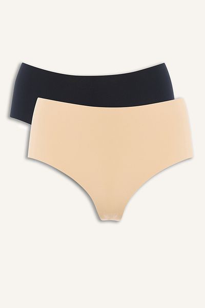 DeFacto Fall in Love Laser Cut 2-Piece Hipster Slip Panties Y8298Az22Au