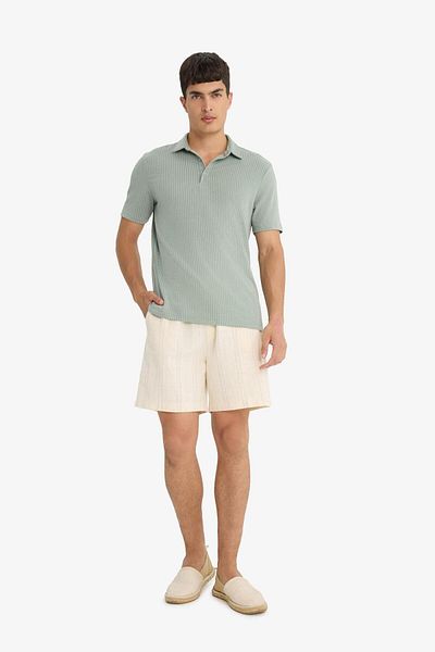 DeFacto Relax Fit βαμβακερό σορτς βερμούδας E1735AX25SM