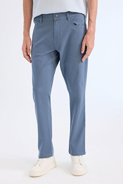 DeFacto Slim Fit Dar Kesim Chino Kanvas Pantolon C2401ax24sp