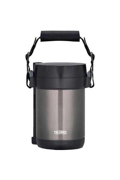 Thermos JBG-1800 ترمس طعام 3 أقسام أسود 1,3 لتر-197623