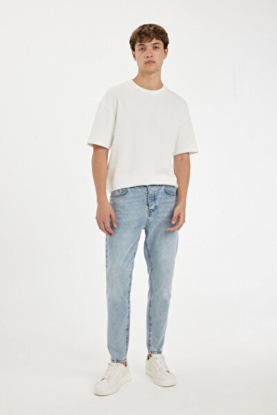 DeFacto 100% βαμβακερό 90's Slim Fit Skinny Fit Παντελόνι Jean με στενό πόδι B5784AX24AU