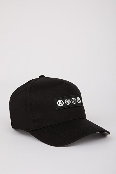 DeFacto Erkek Marvel Avengers Nakışlı Pamuklu Cap Şapka Z3457az23sm