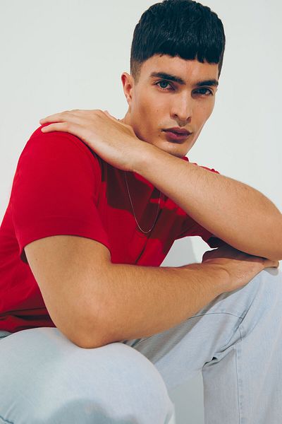 DeFacto Tricou 100% bumbac, cu decolteu rotund, de bază, cu mânecă scurtă, D6070AX25SP