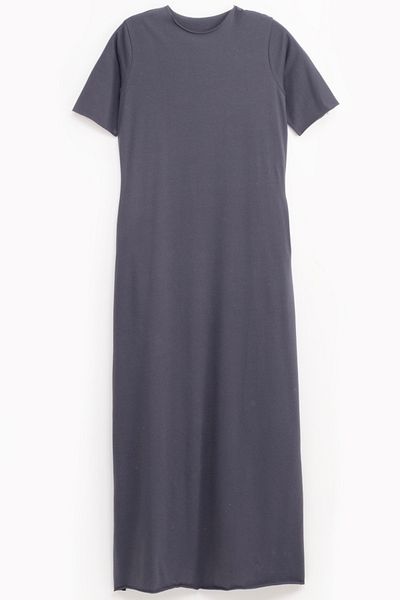 Vauva Rochie oversize lungă, 100% bumbac, cu mânecă scurtă, confortabilă V00888