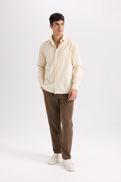 DeFacto Picior drept - Pantaloni de sport cu șireturi, cu buzunar - D9701ax24au