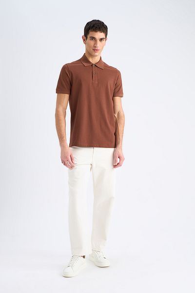 DeFacto Tricou polo cu mânecă scurtă, cu ajustare normală, C1293ax24sp