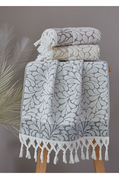 sarra 50X90 Sare Tie-Drop 3-Piece Towel V1