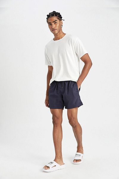 DeFacto Short-Length Swim Shorts with Mesh Lining X2955Az24Hs