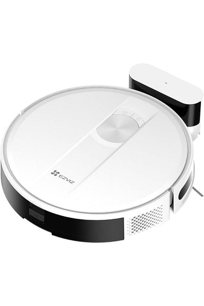 EZVIZ مكنسة كهربائية روبوتية RC3 بقوة شفط 2700 باسكال، وحقيبة غبار سعة 800 مل، مثالية للأرضيات الصلبة والسجاد