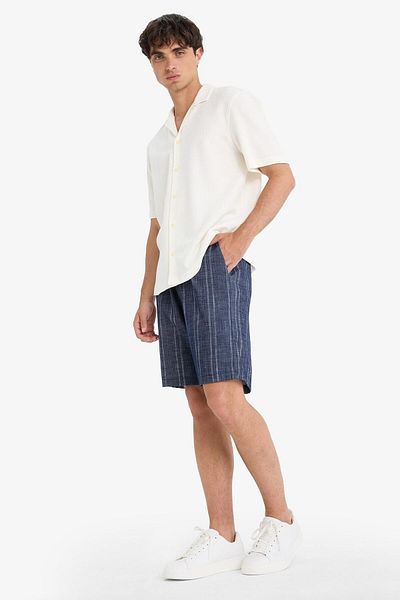 DeFacto Pantaloni scurți Bermuda cu șireturi Relax Fit F7122AX25SM