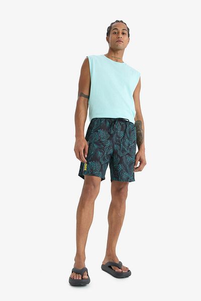 DeFacto Pantaloni scurți de baie cu textura flexibilă Regular Fit
