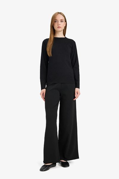 DeFacto Pantaloni de tricotaj cu picioare largi F1102AX25AU