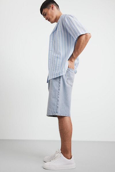 DeFacto Pantaloni scurți Bermuda din bumbac 100% largi F7910AX25HS