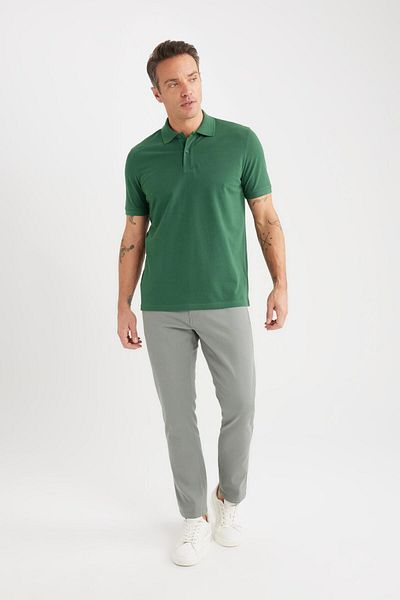 DeFacto Pantaloni slim din pânză chino slim fit slim fit C2401AX25SP