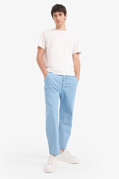 DeFacto 100% bumbac, relaxat, slouchy, pantaloni de jeans cu picioare drepte, cu croiala confortabilă E2906AX25SP