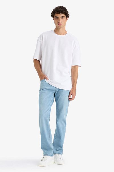 DeFacto Sergio Regular Fit Regular Fit Pantaloni de blugi cu talie normală F2979AX25AU