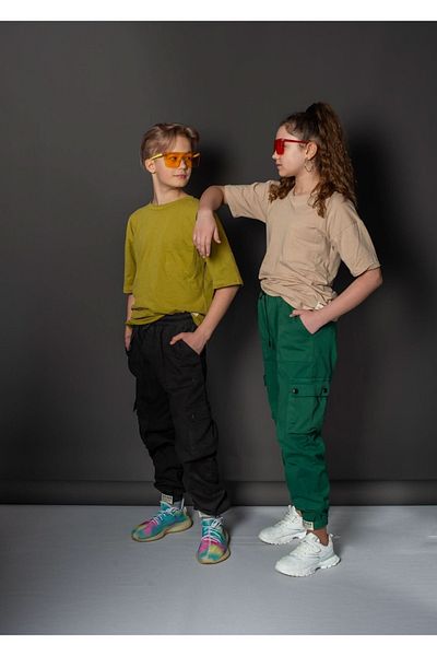 rg kidsstore Tisort oversize pentru tineret cu buzunar