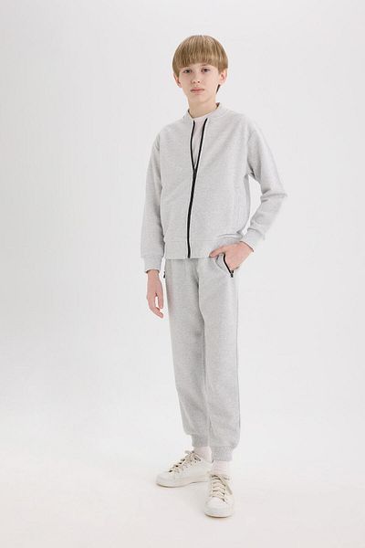 DeFacto Αγόρι με φερμουάρ Pique Basic Sweatpants B5755a824sp