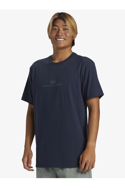 Quiksilver Tricou pentru bărbați Dragon Fist Moe, albastru marin, stil casual AQYZT09544-17726
