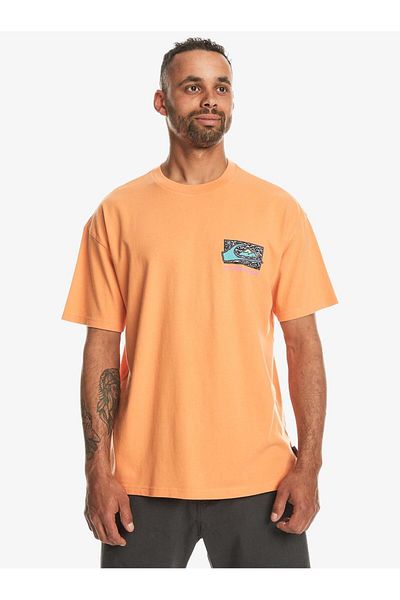 Quiksilver Tricou portocaliu pentru bărbați Spin Cycle Ss Eqyzt07653-25178