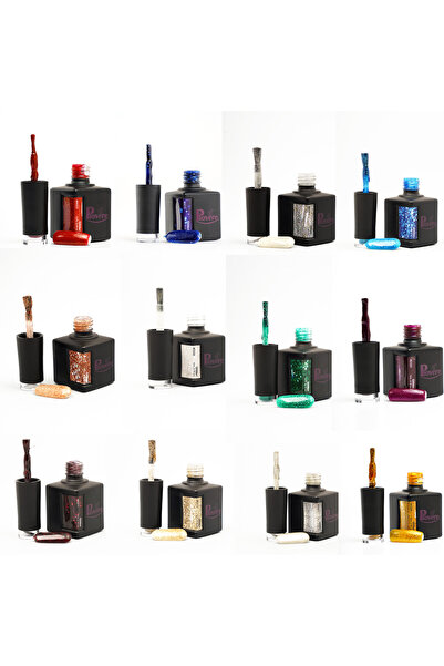 PIOVERE 12'li simli kalıcı oje seti