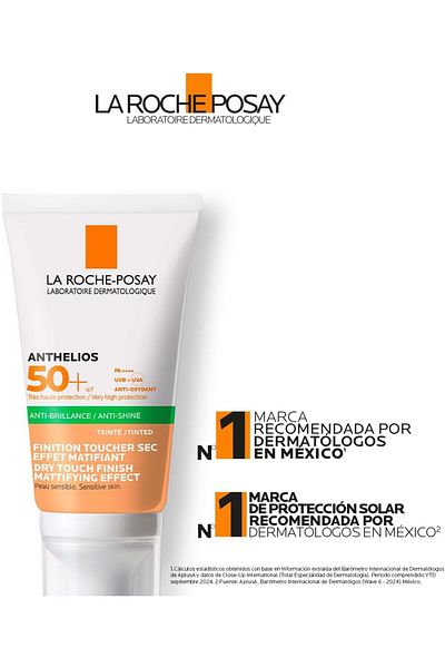 La Roche Posay لاروش بوزيه كريم جل واقي شمس انثيليوس للبشرة الدهنية بعامل حماية +50 - 50 مل
