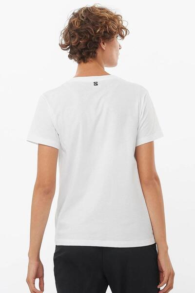 Salomon LC2217 Logo SS Tee W T-shirt Γυναικείο T-Shirt ΛΕΥΚΟ