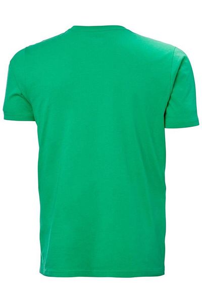 Helly Hansen Мъжка тениска със зелено лого и кръгло деколте