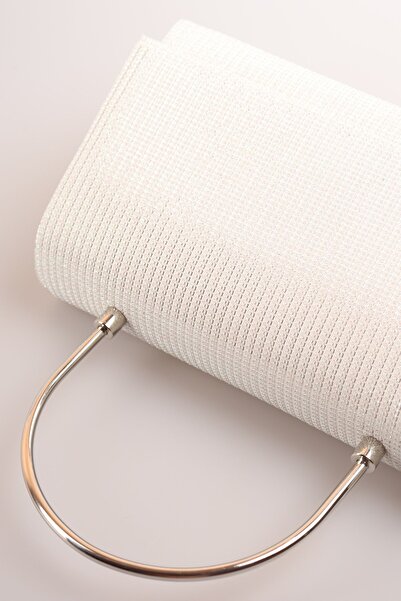 weem bag Elysara EB0500 | GEANTĂ DE SEARĂ CU MÂNERA METALĂ STRIPED ÇUPRA