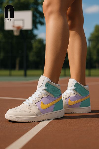 İmerShoes Ежедневни дамски мъжки кецове, високи баскетболни обувки 8070