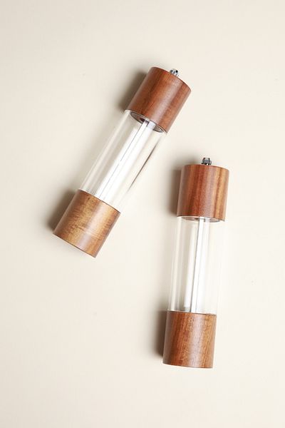 touche deco See-thru Pepper Mill Twin Pack
