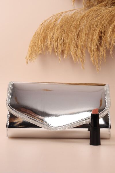 weem bag Elysara EB0118 |   GEANTĂ DE SEARĂ CU STRIPĂ DE SHOWPIST MIRROR