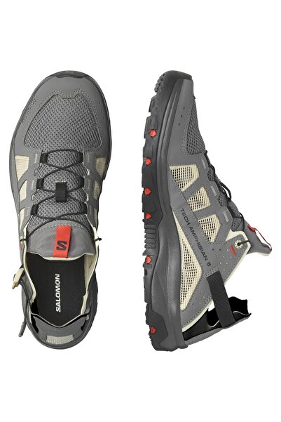 Salomon Techamphıbıan 5 L47114900 Water Shoes Unisex Sports Shoes Gray