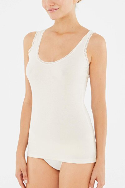 Dagi Ecru 2-Piece Camisole Women's Undershirt