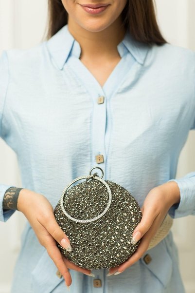 weem bag Elysara Eb0167 |   Sivama Showy Stone Bracelet Evening Bag