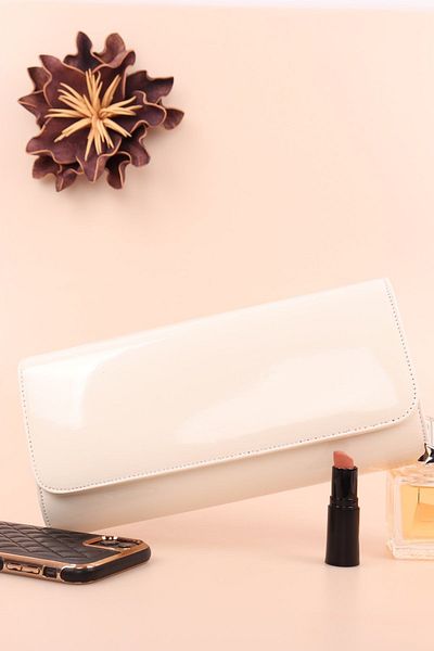 weem bag Γυναικεία τσάντα Weembag λουστρίνι Clamshell Portfolio Valencia