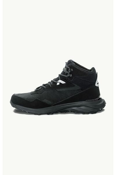 Jack Wolfskin حذاء Dromoventure Texapore Mid للرجال باللون الرمادي حذاء رجالي 4059661-6350