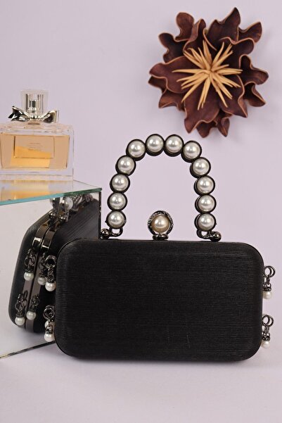 weem bag إليسارا EB0714 |   حقيبة سهرة بمقبض لؤلؤي أنيق من سندريلا