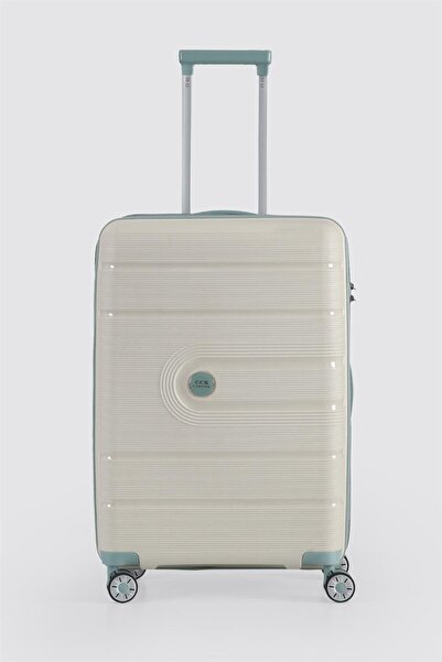 ÇÇS Ultra Hafif Polipropilen Kırılmaz Büyük Boy Valiz