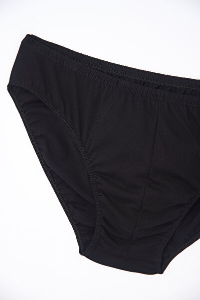 Dagi Black Combed Cotton 2-Piece Slip Panties