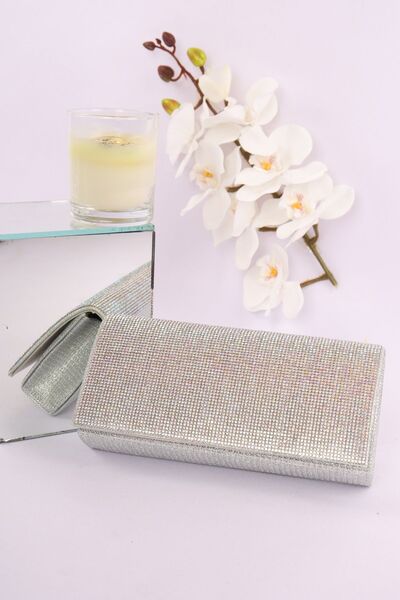 weem bag Elysara EB0255 |   GEANTĂ DE SEARĂ CU PIATRĂ STRIPED ÇUPRA