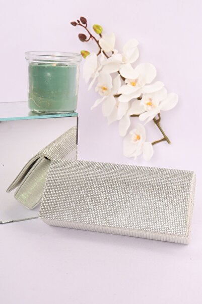 weem bag Elysara EB0255 | PRUGASTA PLAVA ELEGANTNA VEČERNJA TORBA UKRAŠENA KA...