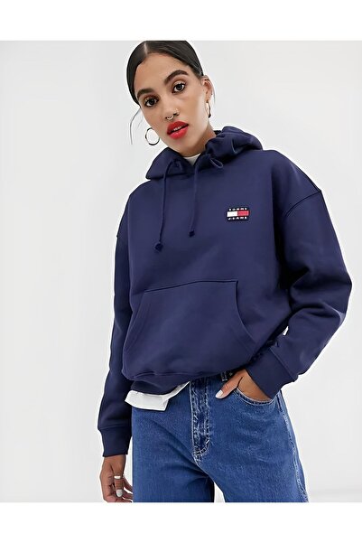 Tommy Hilfiger Tommy Jeans Sweatshırt Tjw Tommy Badge Regular Rahat Kesim