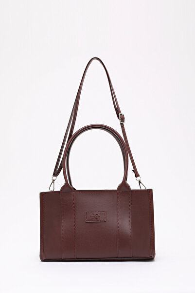 SHAKA Claret Red Shk83 Τσάντα χεριού, μπράτσου και ώμου με φερμουάρ μονής θήκ...