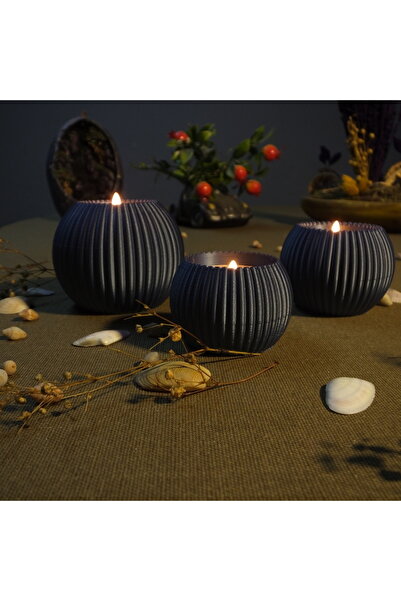Baalaa Tasarım - Modern - Tealight Mumluk - Dekoratif Eviniz için Hediyelik M...