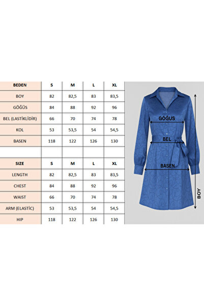 Nesil Γυναικείο Μίνι Φόρεμα Ζακάρ με Ζώνη