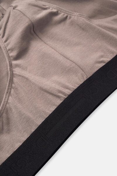 Dagi Gray Cotton Flat Slip